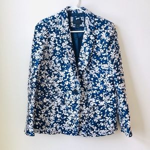 J.Crew Floral Embroidered Blazer